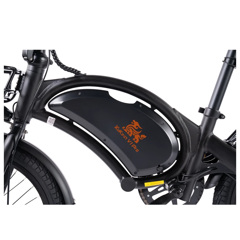 Kukirin V1 Pro pormenor do quadro e bateria integrada
