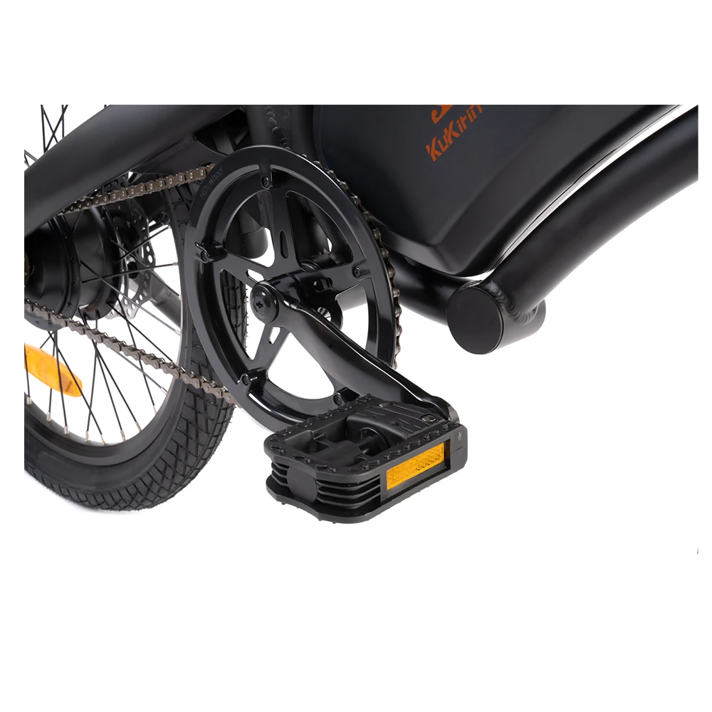 Kukirin V1 Pro vista frontal com guiador dobrável